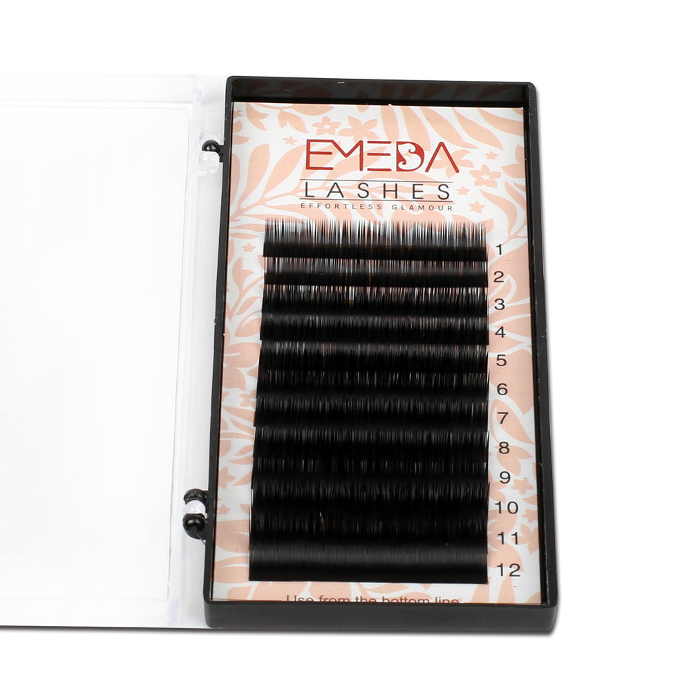 Individual Eyelash Extension Private Label J B C D Curl 0.05 0.07 0.15  JE51